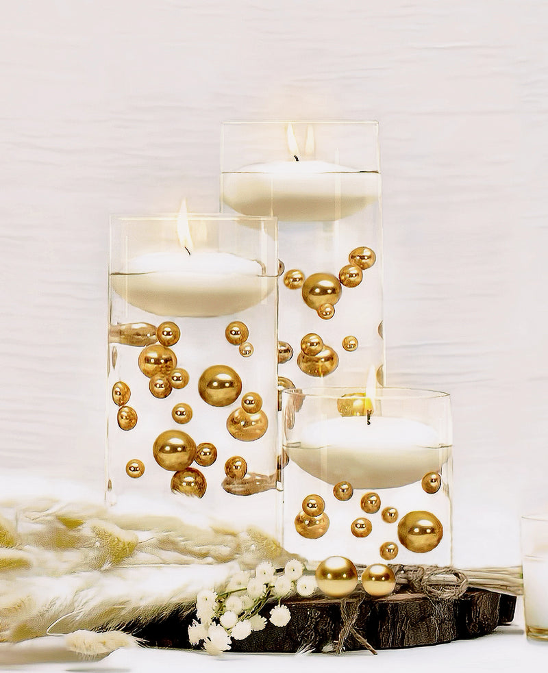 Transparent Water Gels Event Pack-Fills 5 Gallons of Floating Gels for Your Vase Decorations-With Pre-Measured Prep/Storage Bags-No Guessing-Best Results-Not Including Pearls
