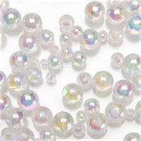 Iridescent Crystals - 120 pc Assorted Sizes