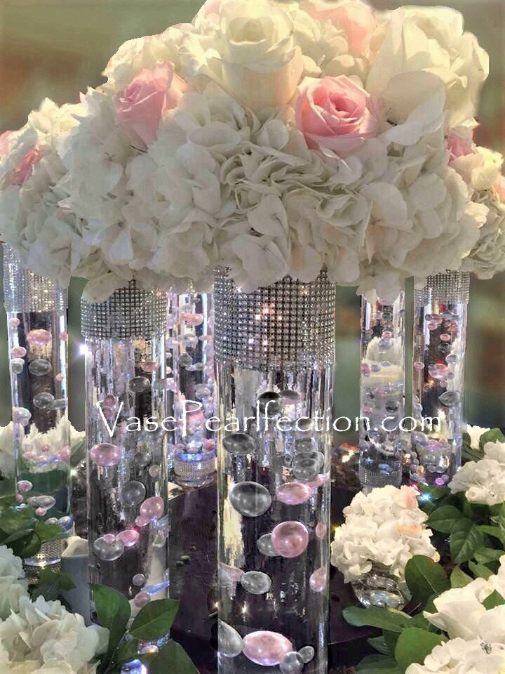 Transparent Water Gels Event Pack-Fills 5 Gallons of Floating Gels for Your Vase Decorations-With Pre-Measured Prep/Storage Bags-No Guessing-Best Results-Not Including Pearls
