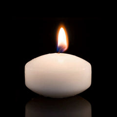 Juego de 4 velas flotantes marfil de 2