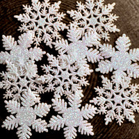 50 Floating Snowflakes-Sparkling Snowballs-Fills 1 Gallon for Your Vases-With Transparent Gels Floating Kit-Option of 3 Submersible Fairy Lights Glow