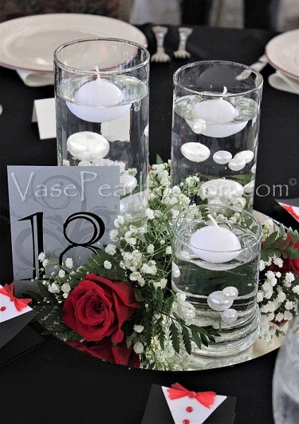 Transparent Water Gels Event Pack-Fills 5 Gallons of Floating Gels for Your Vase Decorations-With Pre-Measured Prep/Storage Bags-No Guessing-Best Results-Not Including Pearls